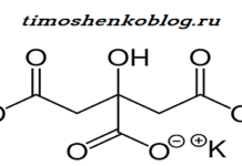сколько калия в цитрат калия